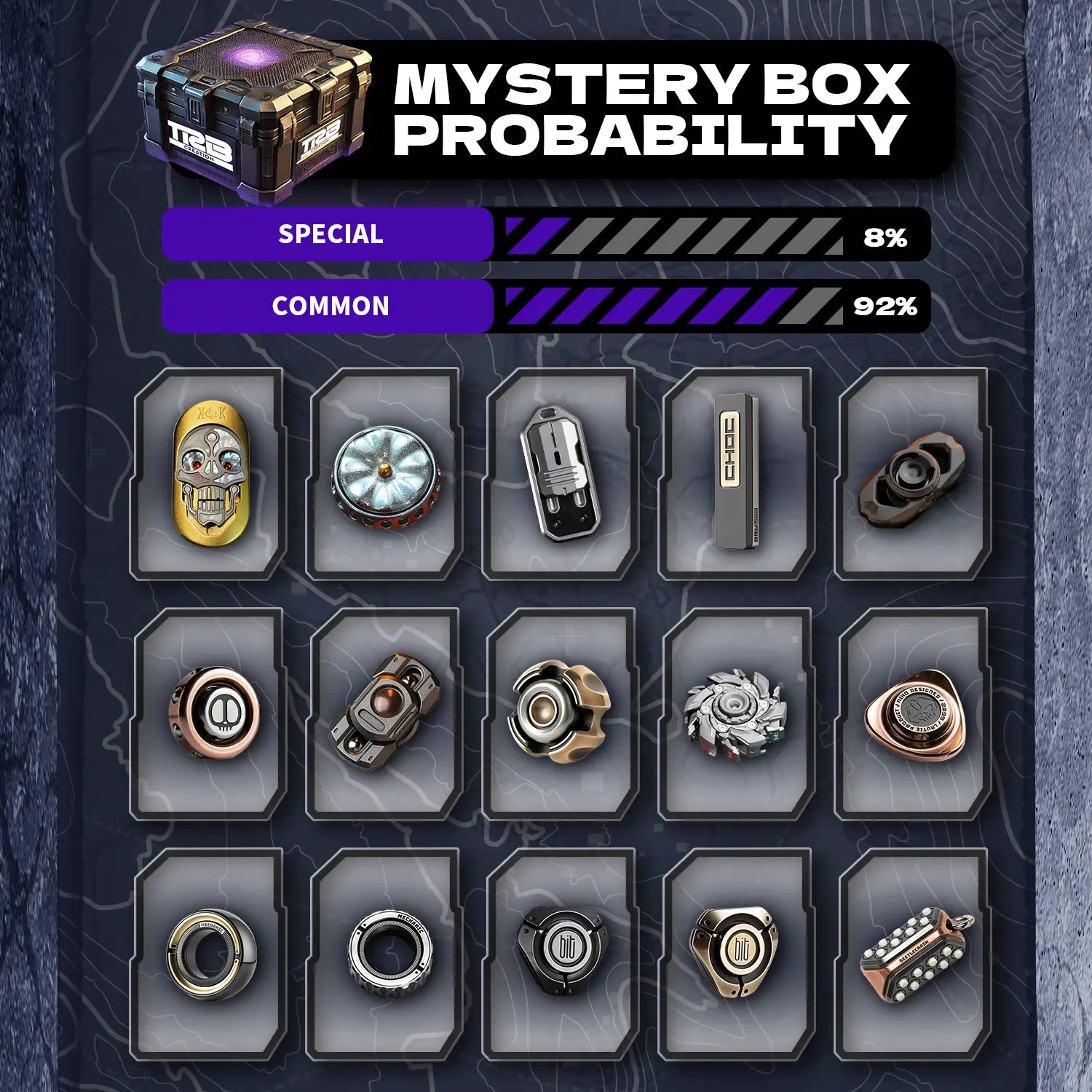 Exotic Mystery Fidget Box