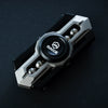 Stainless steel body + black aluminum armor